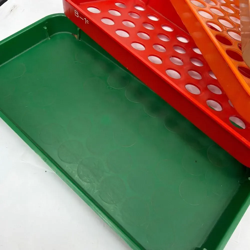 Vintage MMF Industries Kwik-Sort Jr Coin Sorting Tray Set With Case